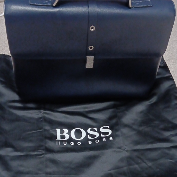 Hugo Boss Blue Briefcase for Professionals